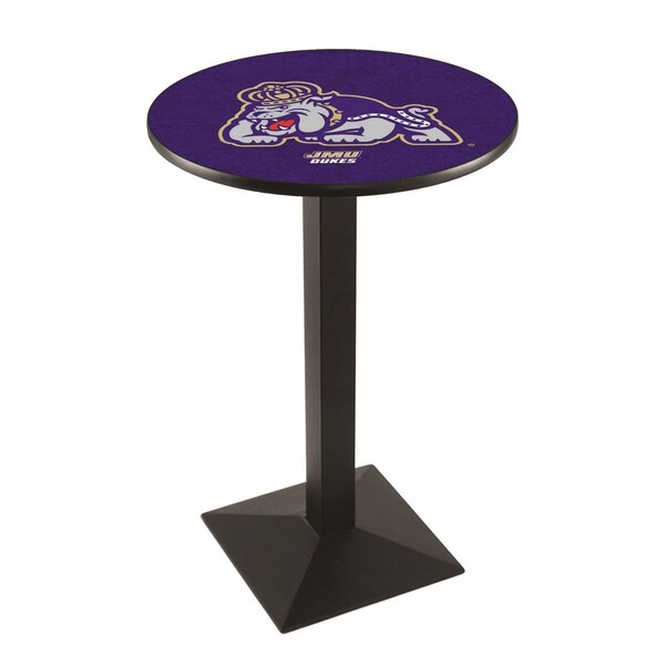 42" Blk Wrinkle James Madison Pub Table